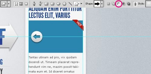 آموزش طراحی وبسایت افقی در فتوشاپ